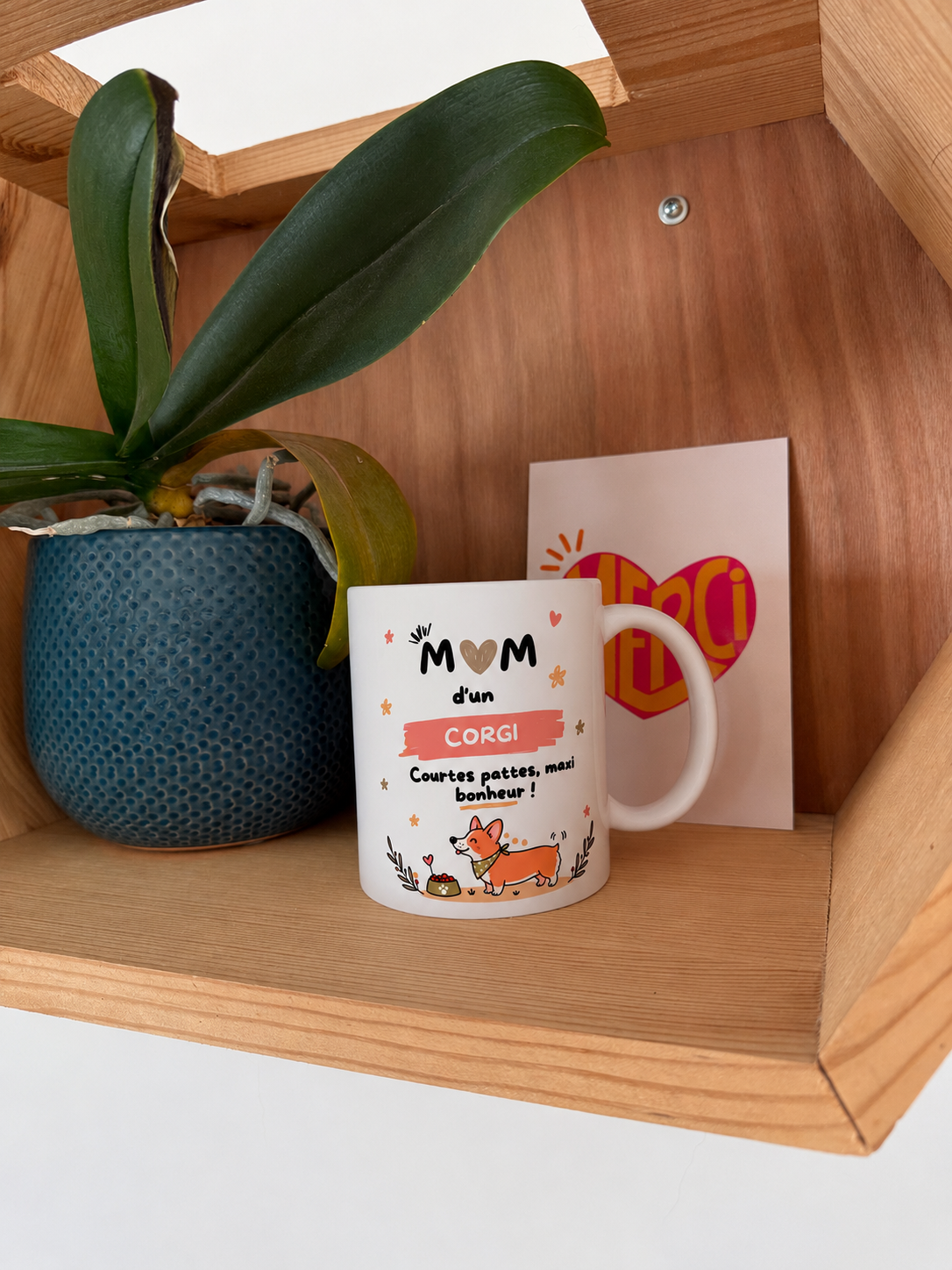 Mug Corgi – Cadeau Original pour Maman de Corgi
