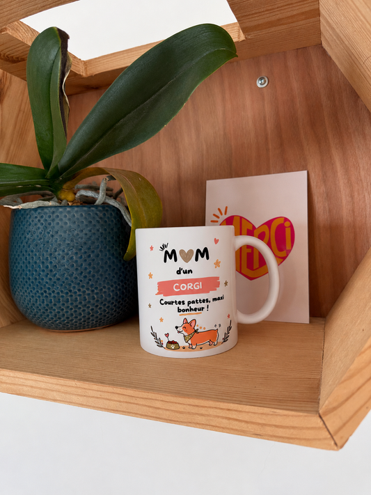 Mug Corgi – Cadeau Original pour Maman de Corgi