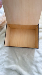 Boîte de naissance personnalisée en bois – Coffret souvenirs bébé