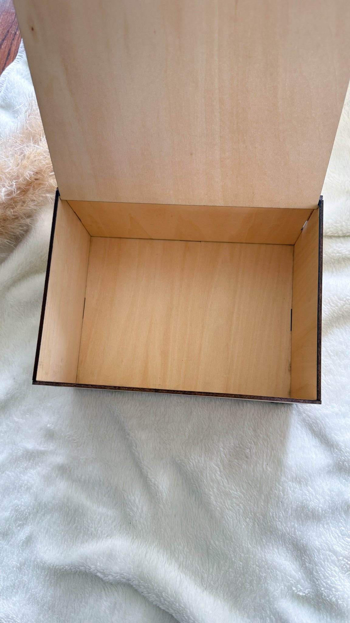 Boîte de naissance personnalisée en bois – Coffret souvenirs bébé