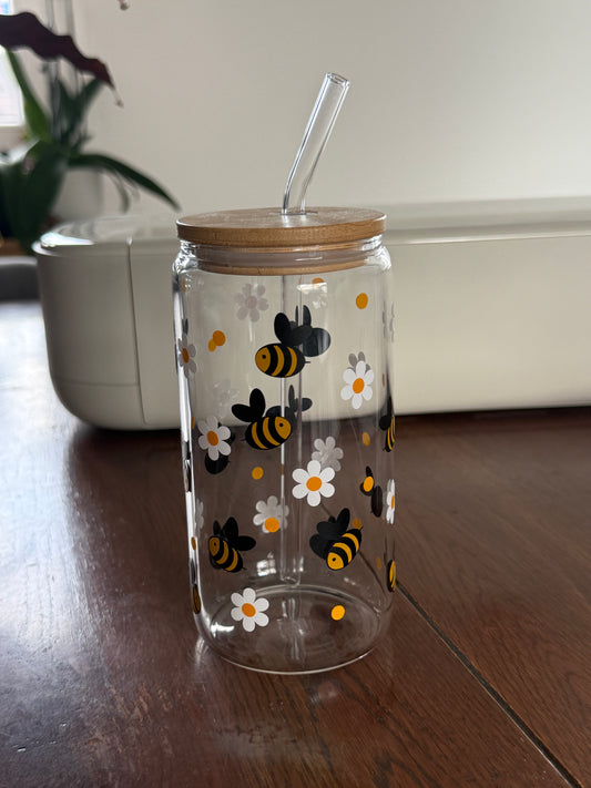 Verre Personnalisé avec paille