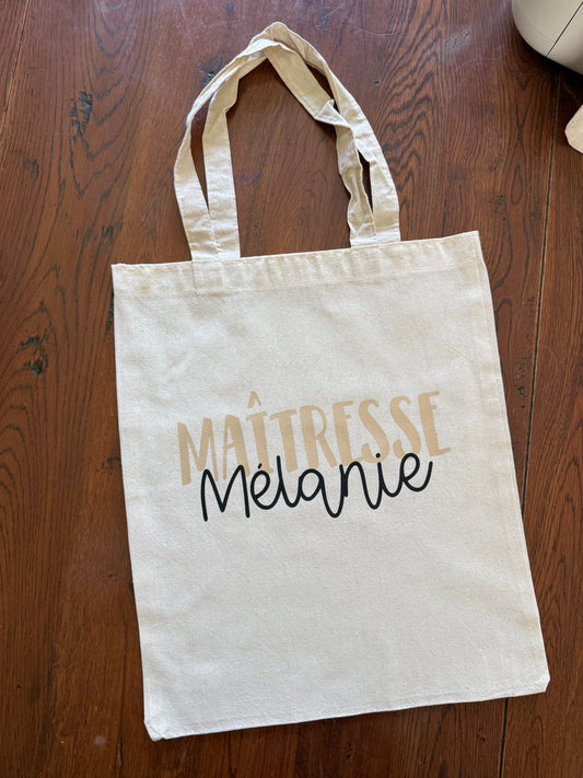 Tote Bag Maitresse - Collection teacher