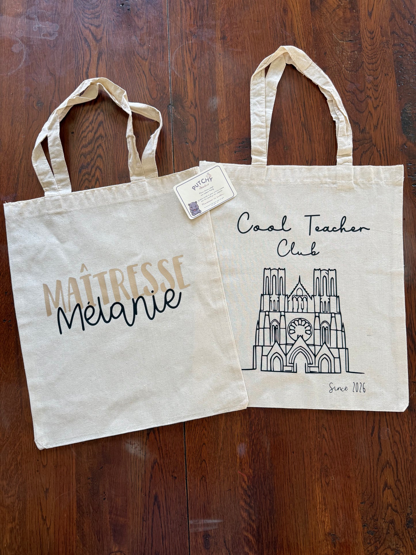 Tote Bag Personnalisé Ville & Maîtresse