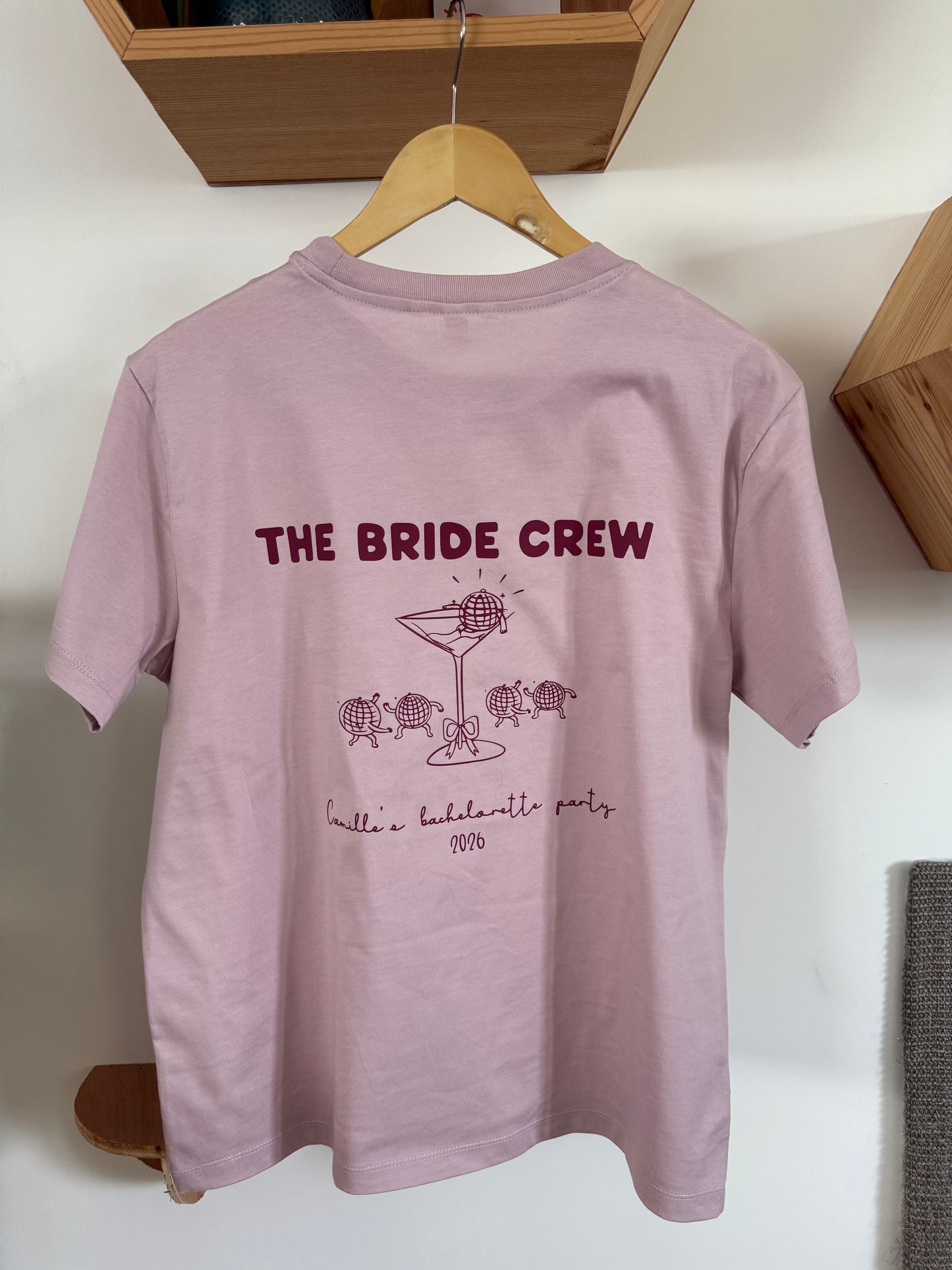 T-shirt EVJF Personnalisé Bride To Be – Future Mariée
