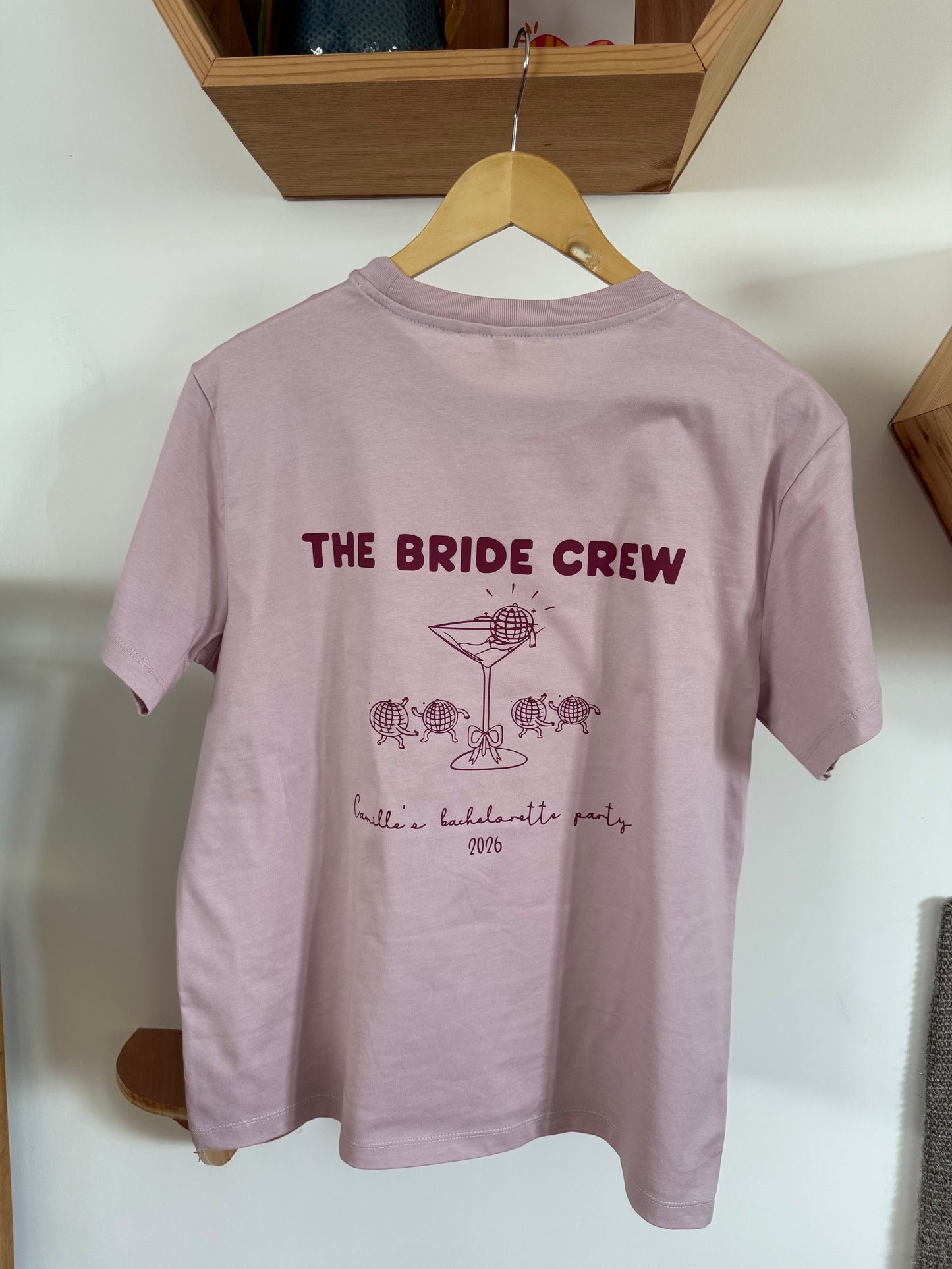 T-shirt EVJF Personnalisé Bride To Be – Future Mariée