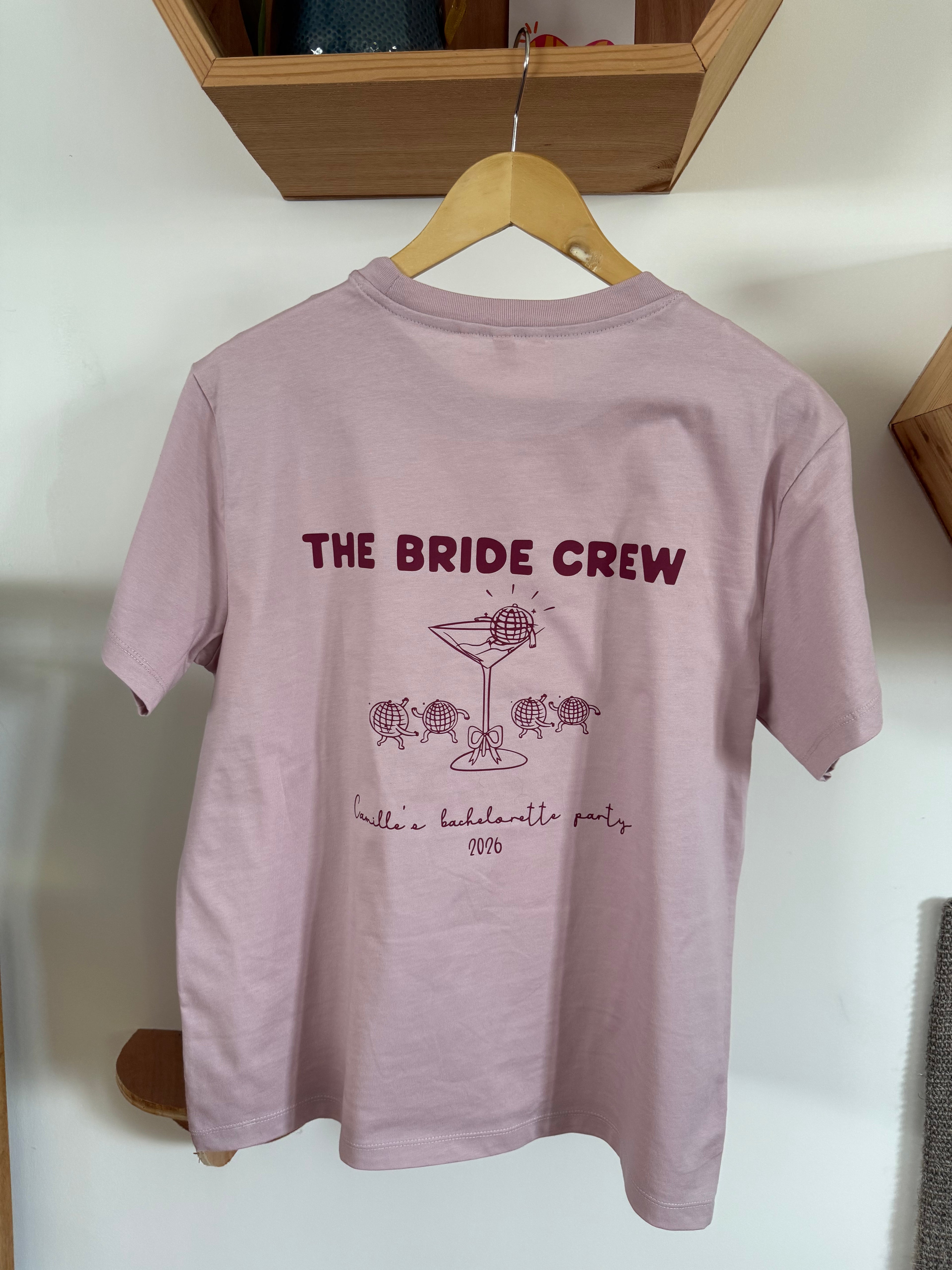 T-shirt EVJF Personnalisé Bride To Be – Future Mariée