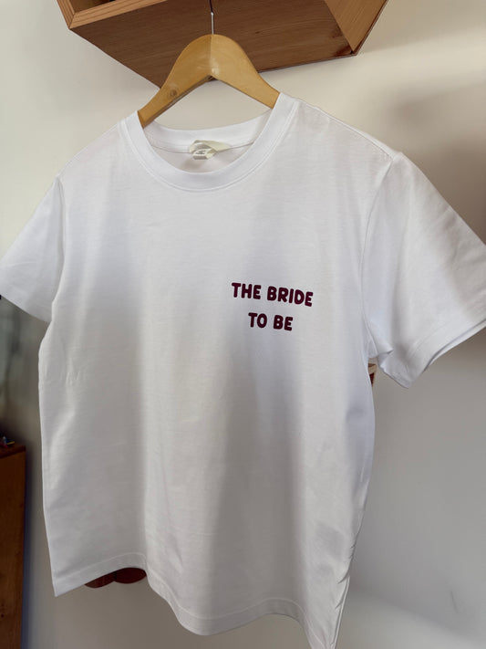 T-shirt Bride To Be Personnalisé EVJF