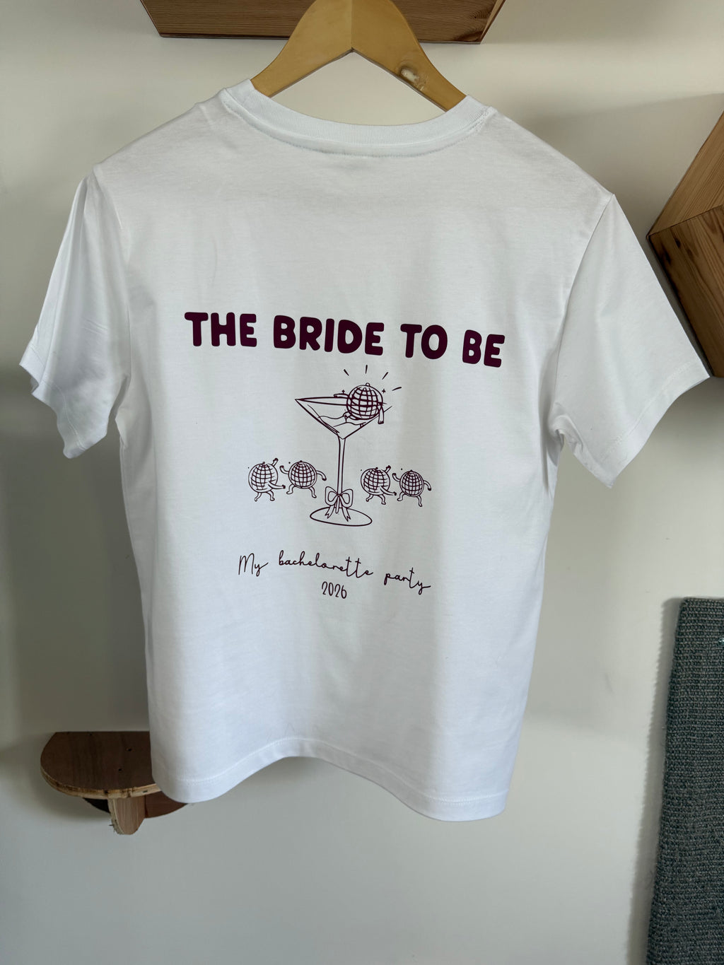 T-shirt Bride To Be Personnalisé EVJF