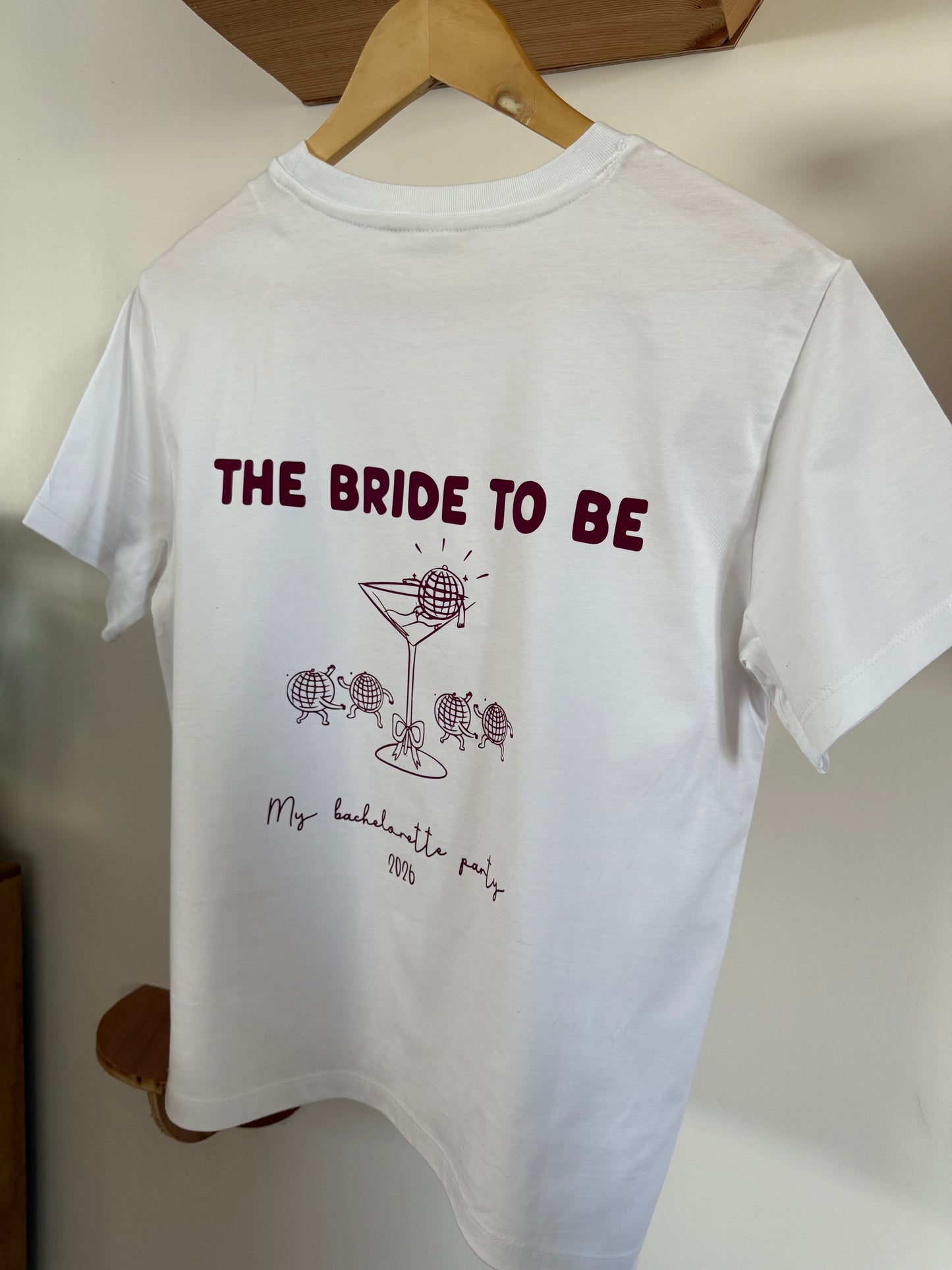 T-shirt Bride To Be Personnalisé EVJF