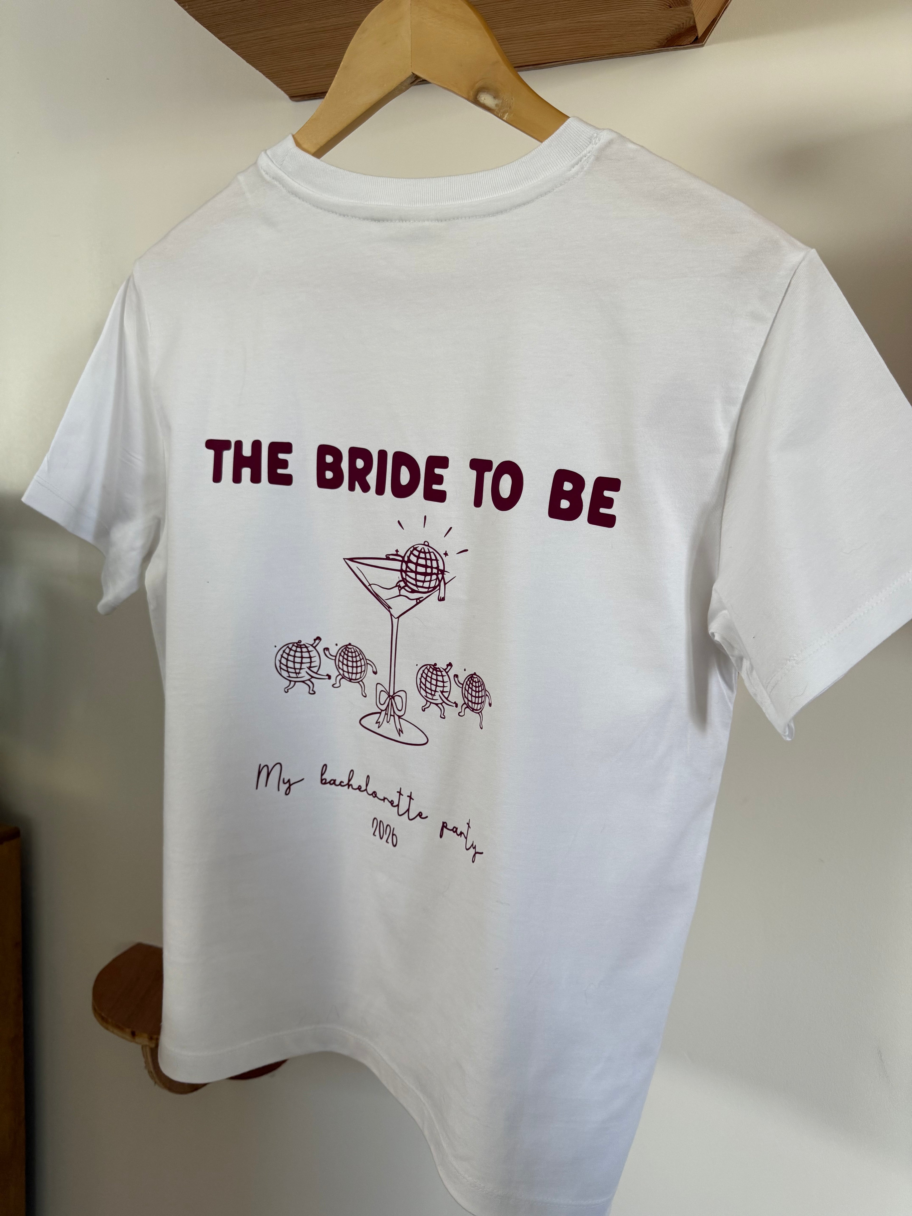 T-shirt Bride To Be Personnalisé EVJF