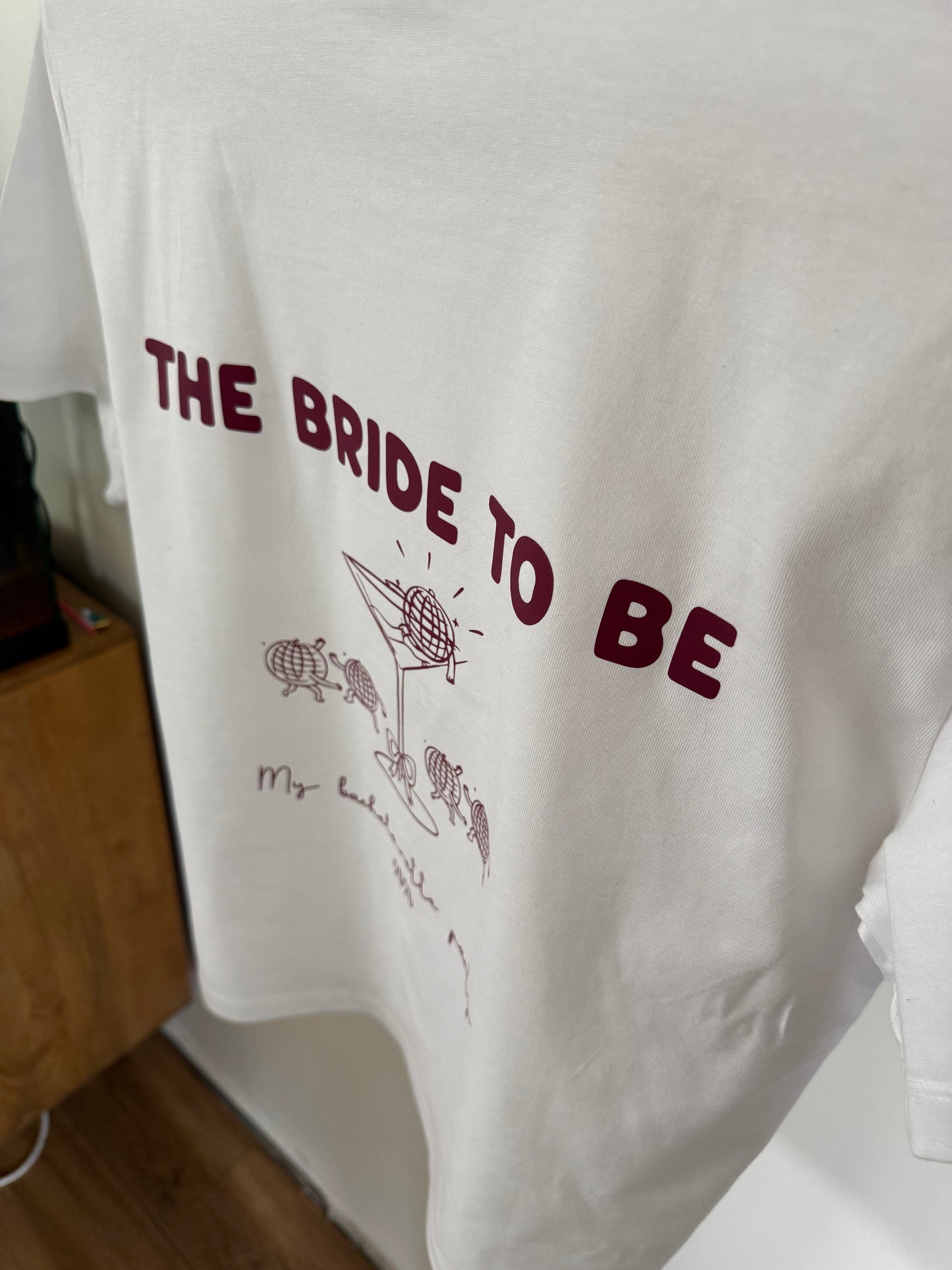 T-shirt Bride To Be Personnalisé EVJF