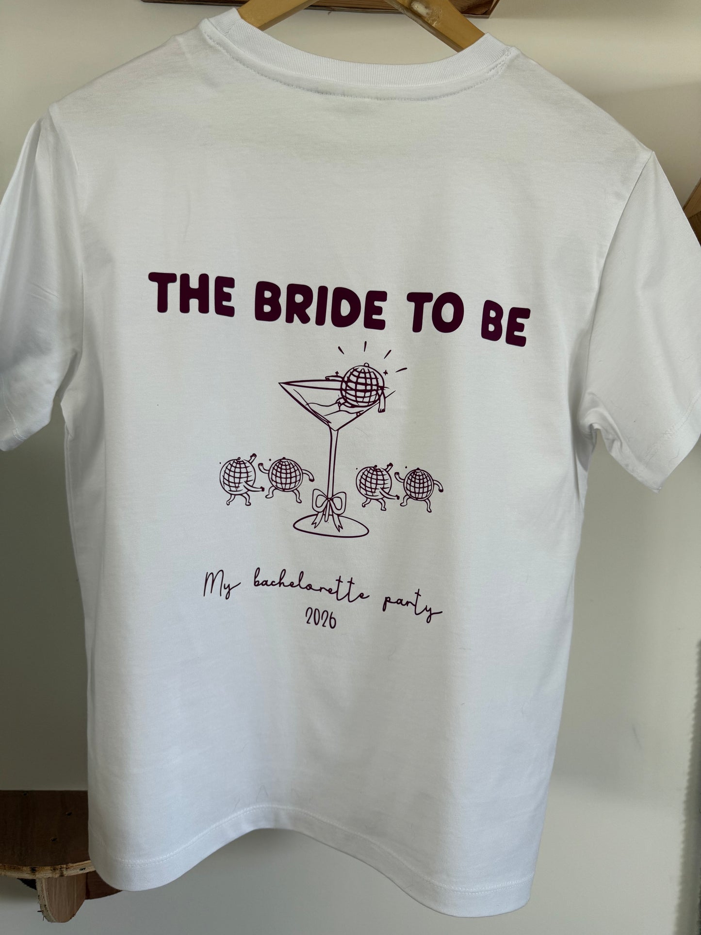 T-shirt Bride To Be Personnalisé EVJF