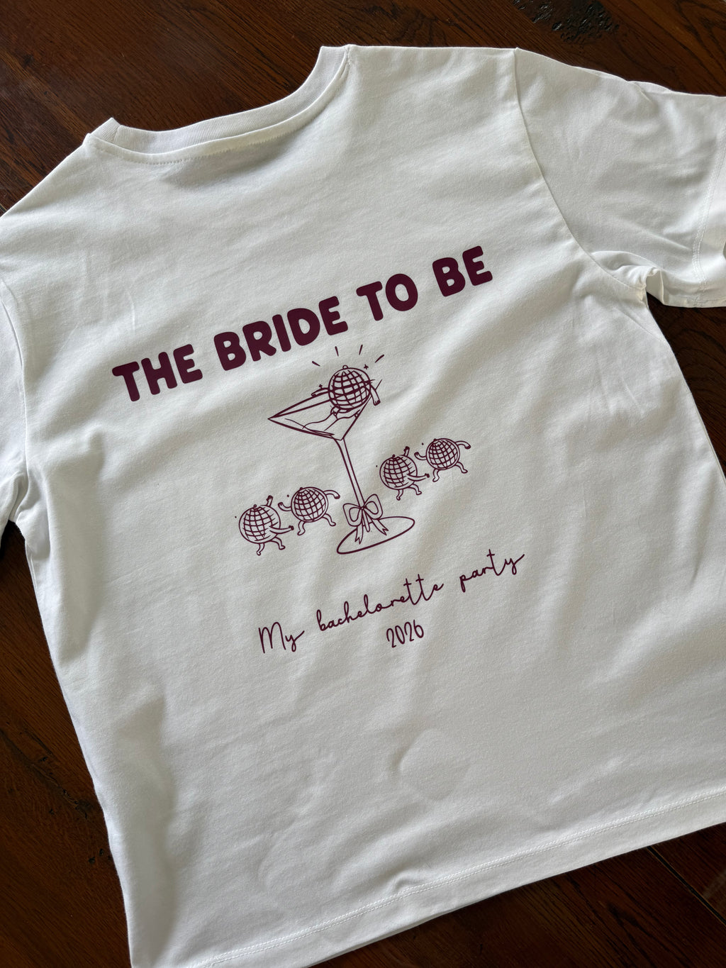 T-shirt Bride To Be Personnalisé EVJF
