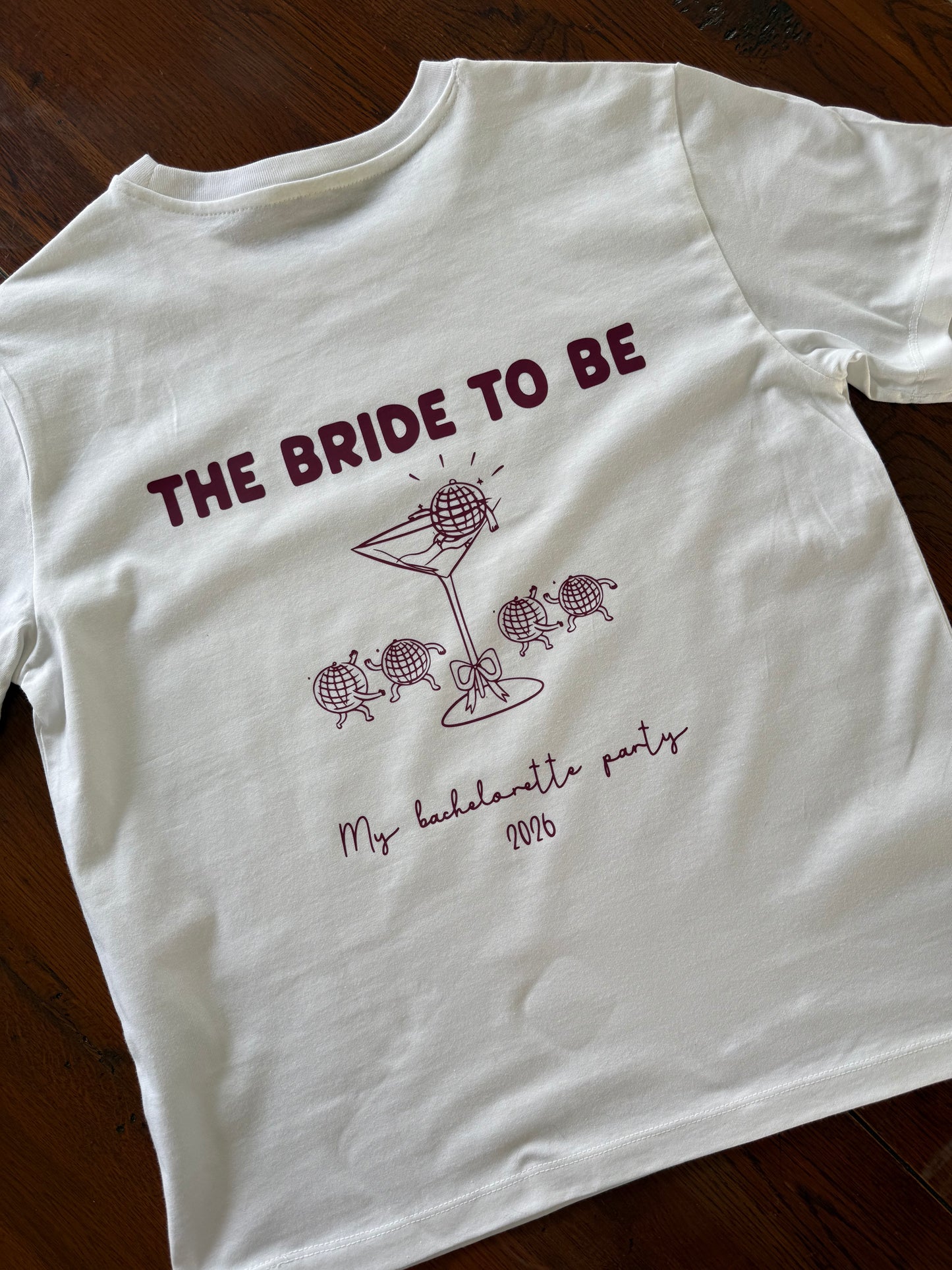 T-shirt Bride To Be Personnalisé EVJF