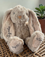 Lapin de naissance personnalisé avec prénom
