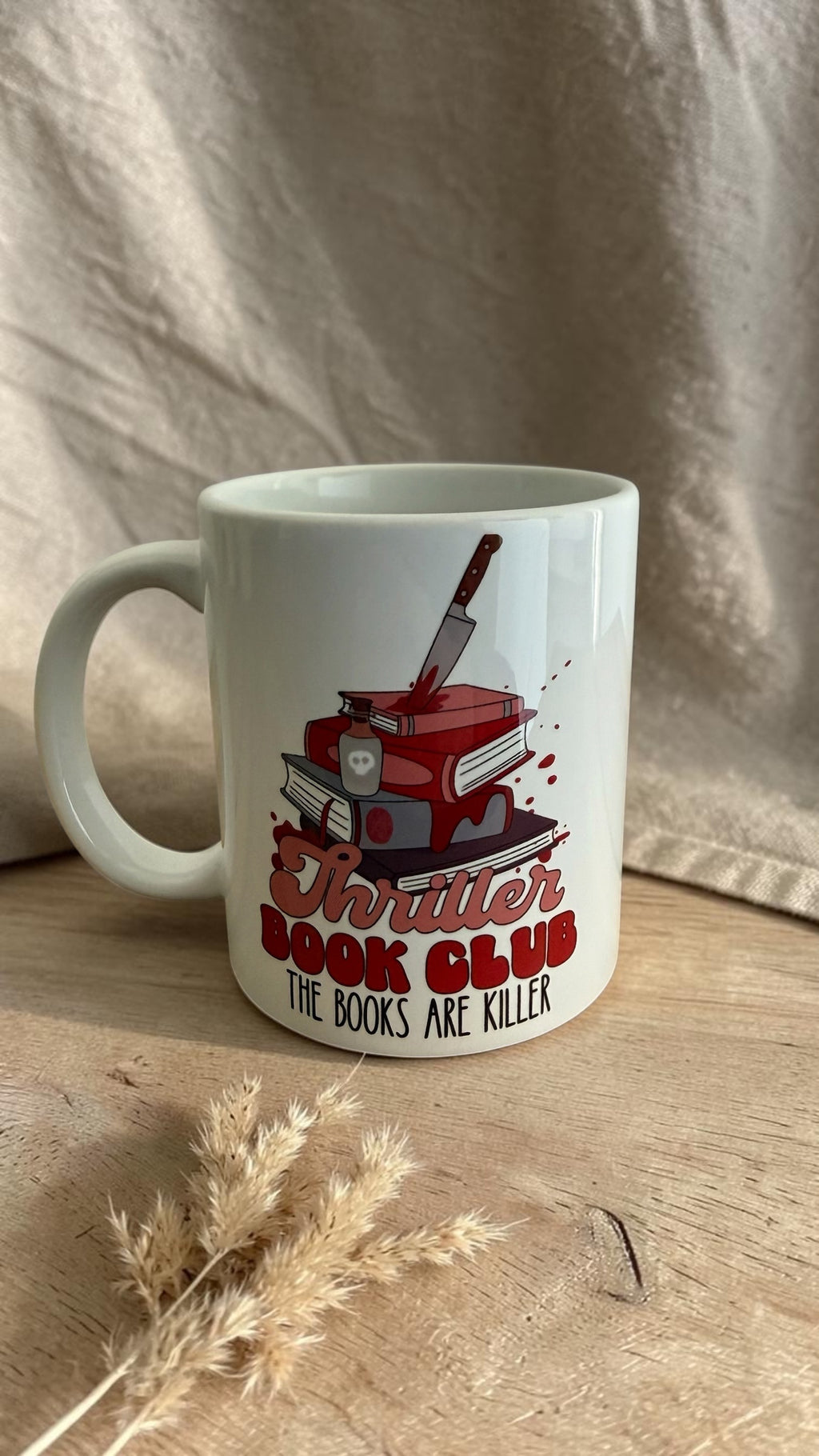 Mug Thriller Book Club – Les livres sont mortels