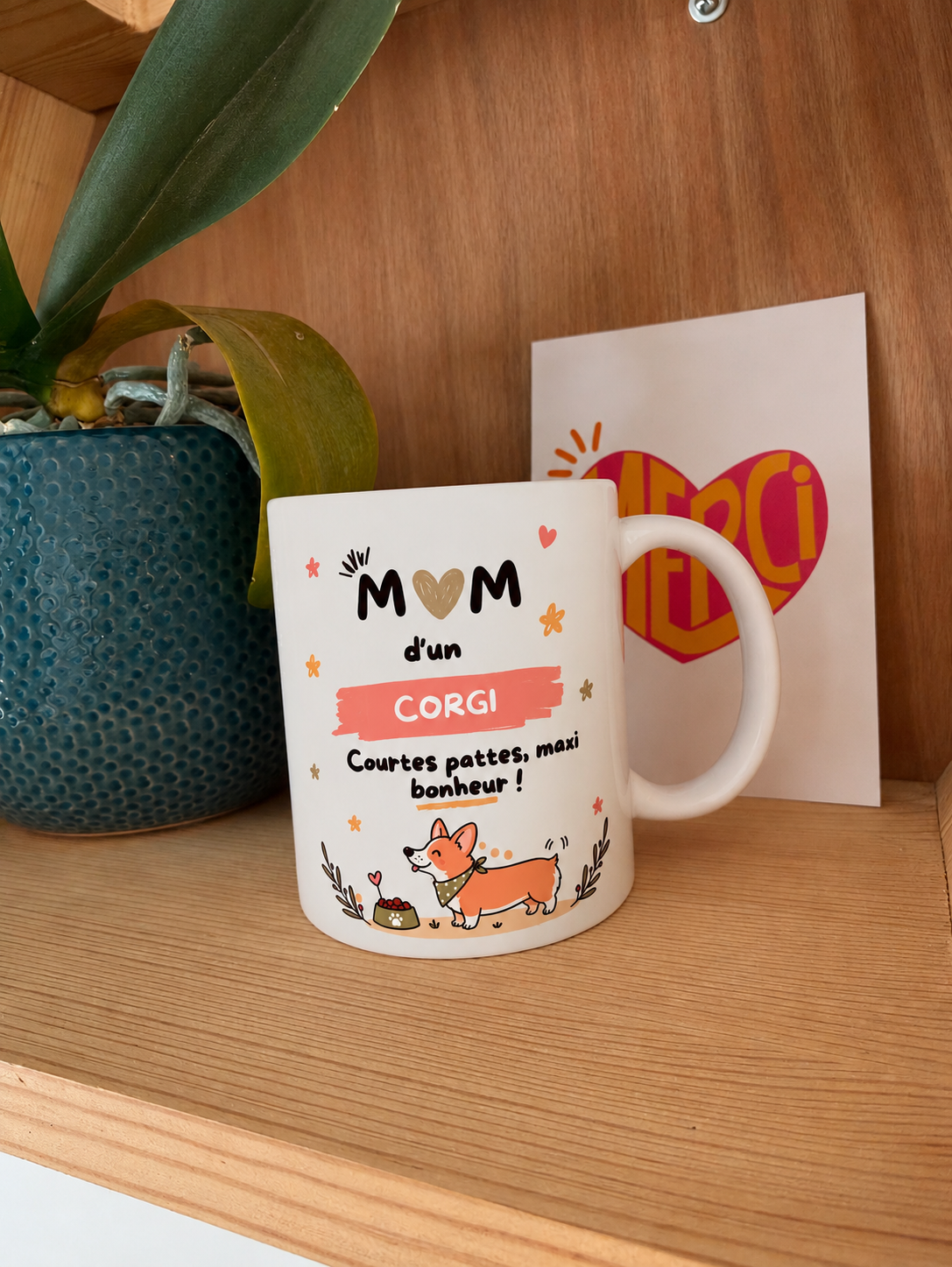 Mug Corgi – Cadeau Original pour Maman de Corgi